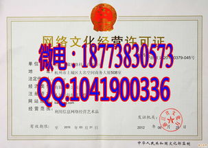 網(wǎng)絡(luò)文化經(jīng)營(yíng)許可證樣本詳解 申請(qǐng)指南與關(guān)鍵要素
